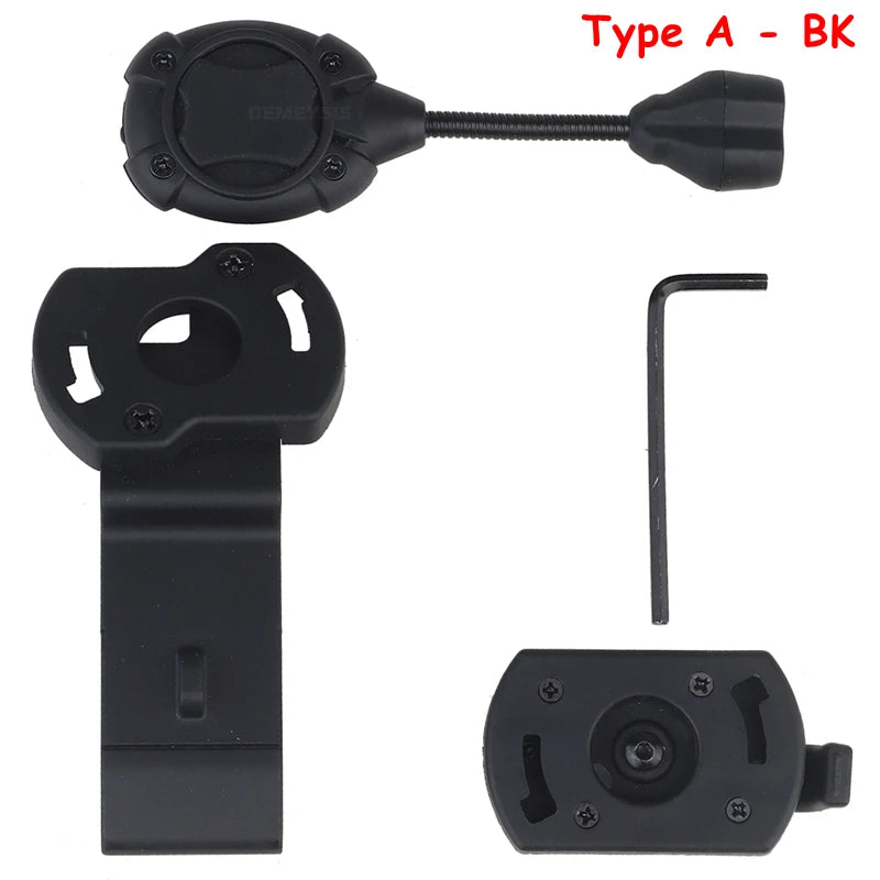 Tactical Helmet Light 3 Modes LED Flashlight Modular Multifunctional Personal Lighting System Hunting Helmet IR Laser