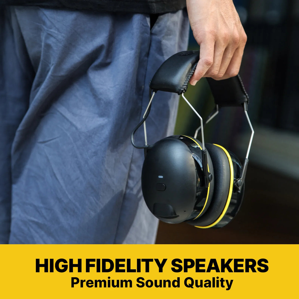 28dB Professional Noise Cancelling Bluetooth Earmuffs Electronic Hearing Protection Headset for Shooting, Hunting & Range
