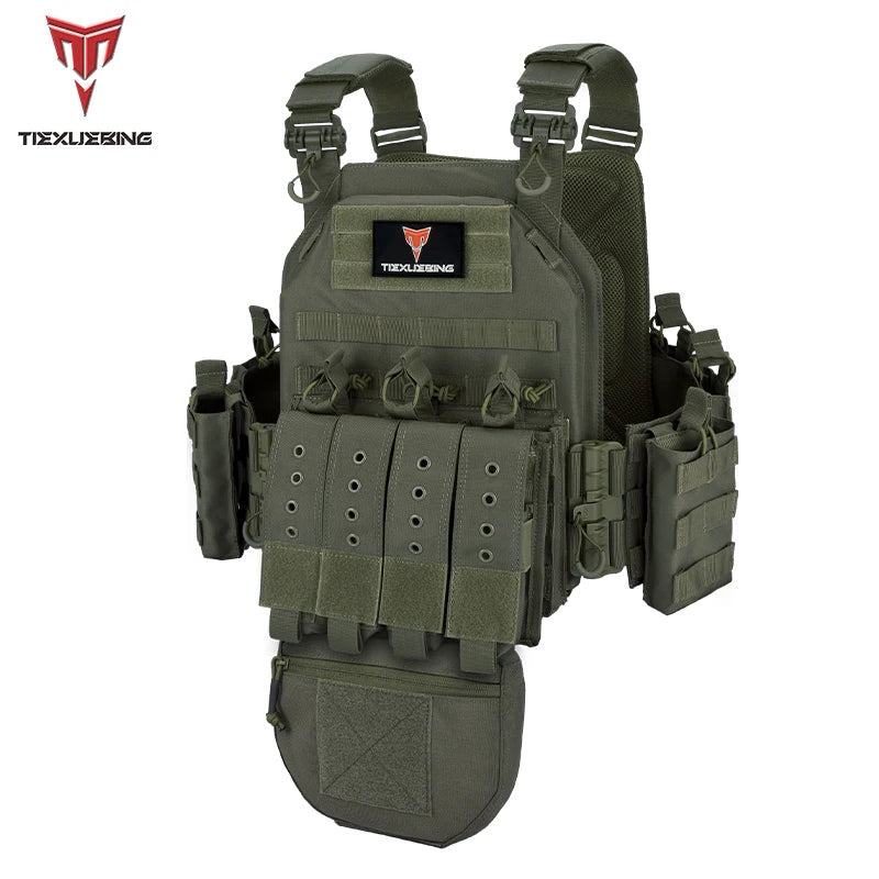 Quick-release Training Vest Training Vest Molle Multifunctional Outdoor Vest Equipment Plate Carrier Airsoft Tactical Vest
