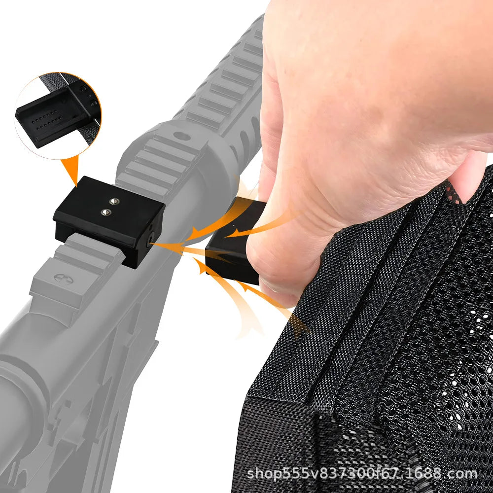 Premium Brass Catcher Shell Casing Recovery Net Tactical Ammo Pouch Hunting Shooting Accessories