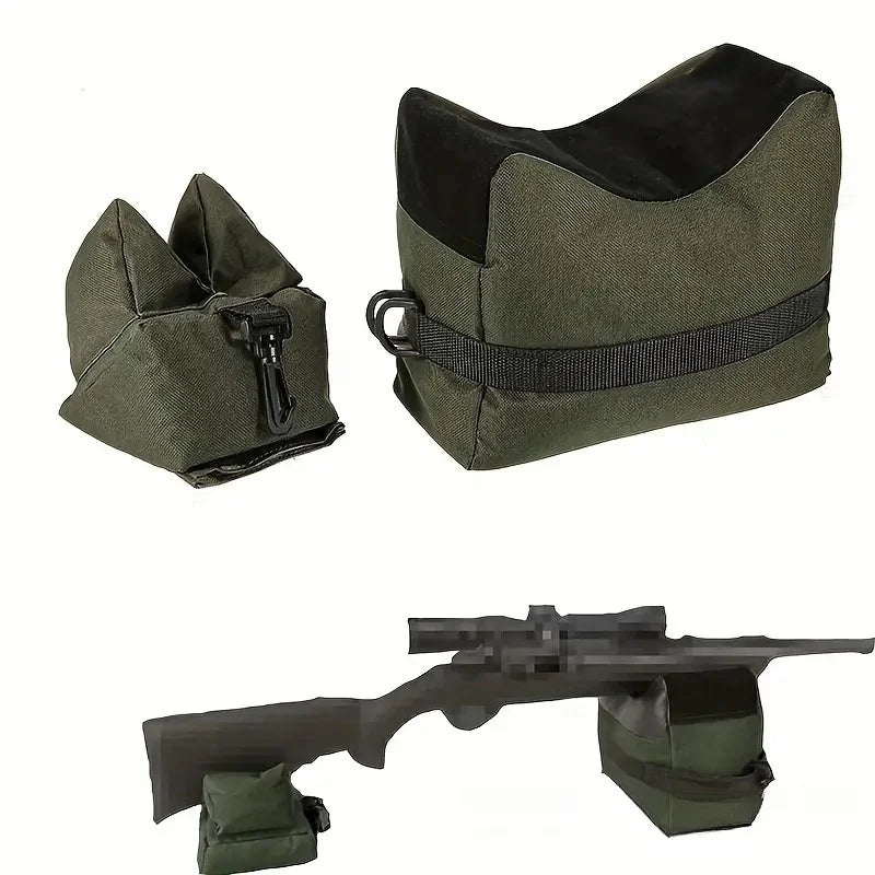 Shooting Rest Bag Durable Oxford Cloth Un-filled Sand Bags Portable Aiming Bench Stand for Rifles/Sniper/Hunting/Target Sports