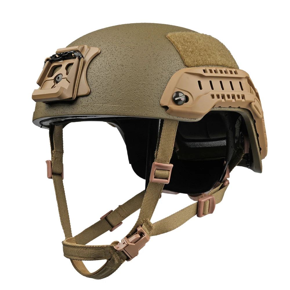 USMC ECH/MICH2001 High Cut Ballistic Helmet - New Fiberglass Operational Tactical Helmet (Civilian Security Use)