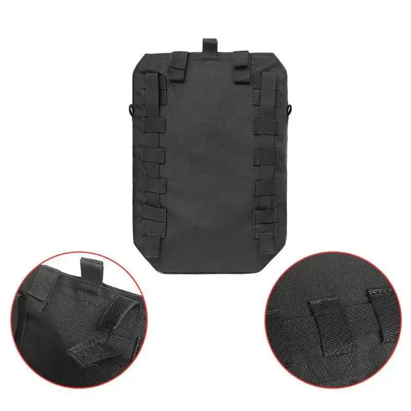 Tactical Plate Carrier Backpack Airsoft Combat EDC Hydration Pouch Gear Outdoor Hunting Shooting Vest Hydration Bag Accessory