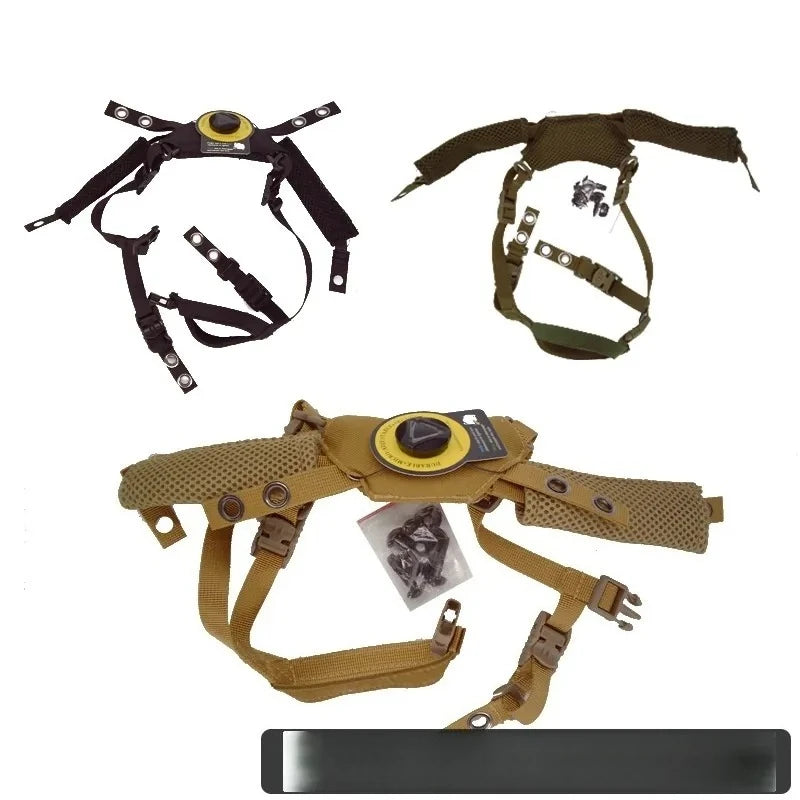 Tactical Helmet Chin Strap with Adjustable Knob and Hanging Lanyard Compatible with FAST Modified Wendy Spot Wholesale