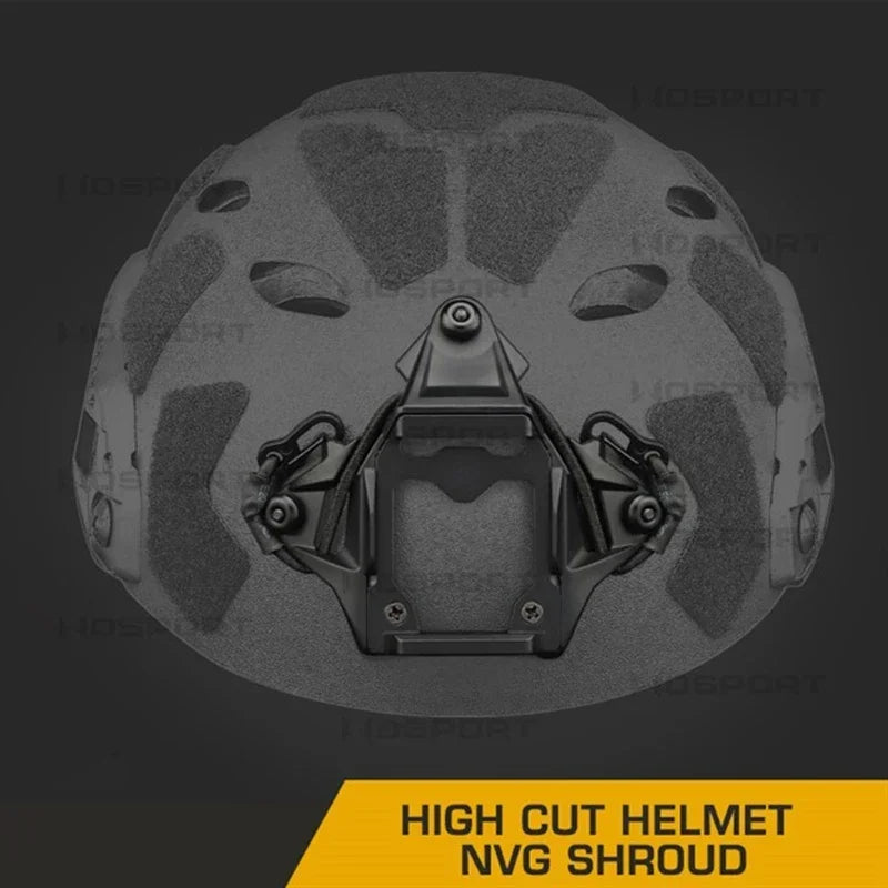 Tactical Night Vision NVG Mount Shroud High Cut FAST Helmet NVG Shroud for MICH AF OPS-Core M-LO K Hunting Fast Helmets