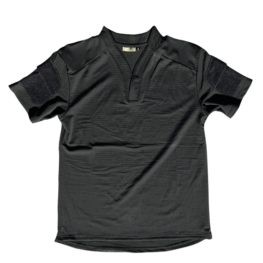 Velocity Style Rugby Shirt Quick Dry Tactical Short Sleeve T-shirt CAG Love Lightweight Training Shirt