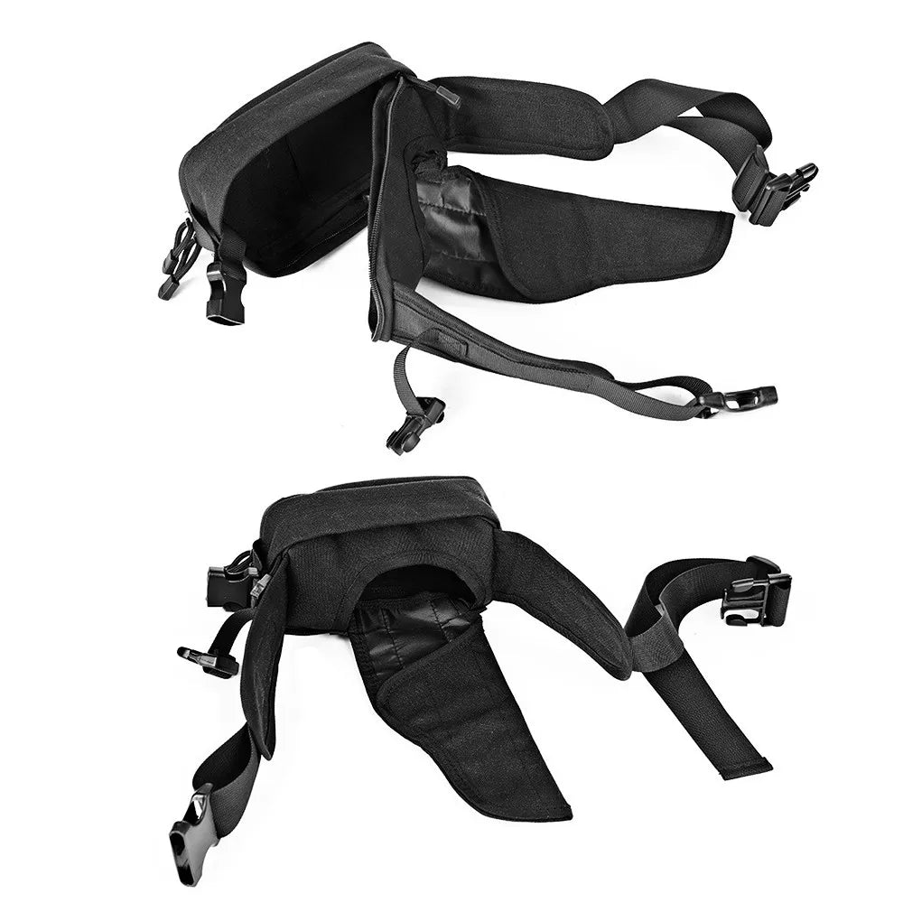 800D Oxford Fabric Fanny Bag Tactical Men Chest Bag with Hidden Holster Pocket Waist Bag for Outdoor Hunting Camping Hiking
