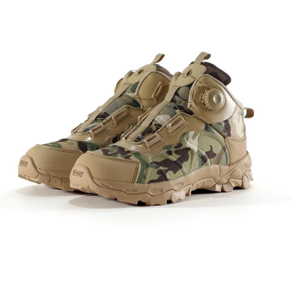 ESDY Tactical Hunting Boots Outdoor Sports Rapid Response camouflage Breathable Men's Shoes Hunting Ankle Boots Safe sneakers