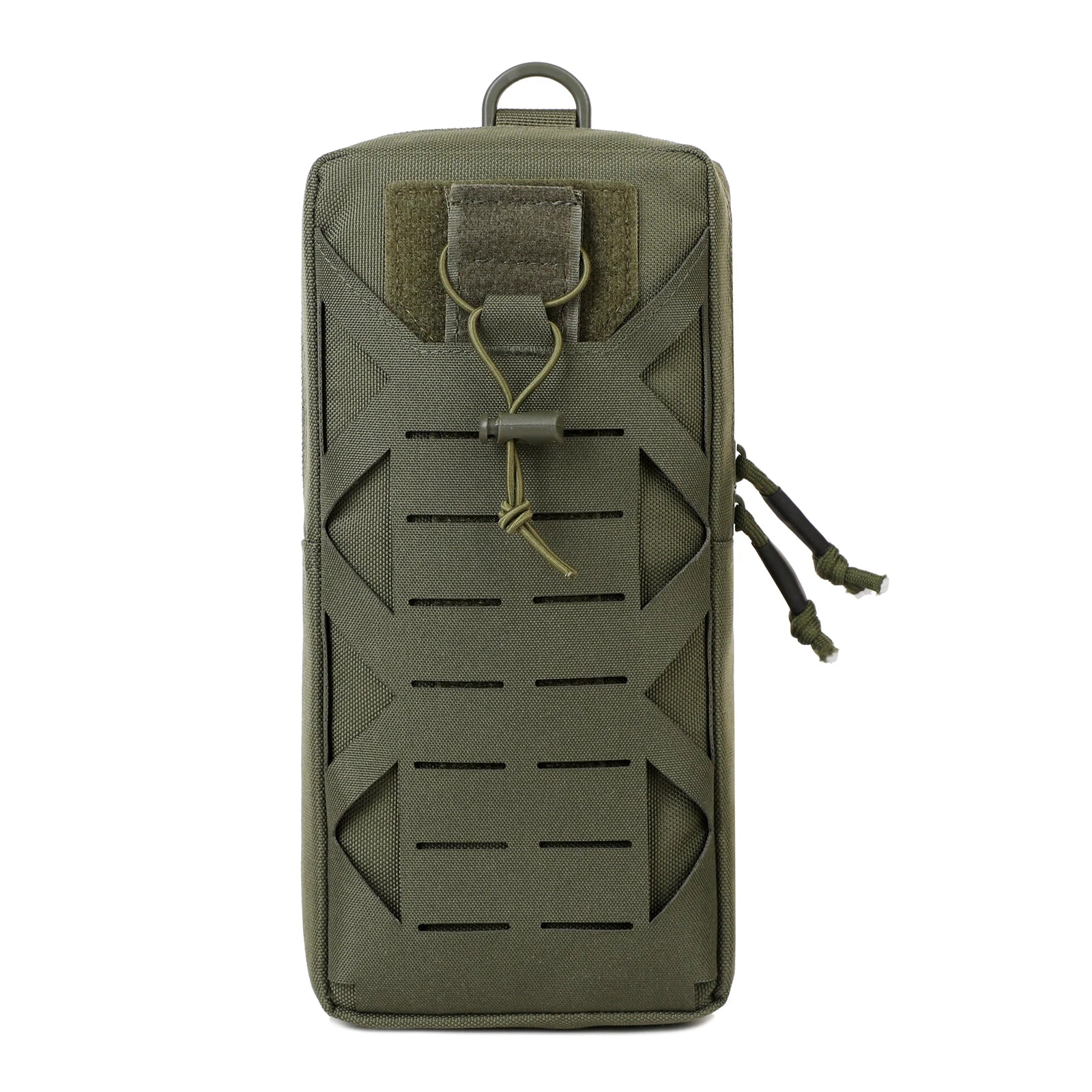 Portable Tactic EDC Pouch with Drainage Hole Molle Utility Tool Pouches Outdoor Survival Tool Storage Bag Emergency Accessory