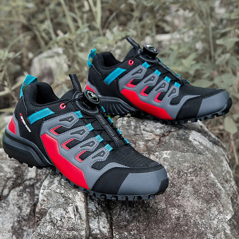 Men's Hiking Shoes Suede Leather Outdoor Shoes Wear-resistant Men Trekking Walking Hunting Tactical Sneakers