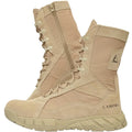 LAHORS® Leather Lightweight Man Tactical Boots Combat Boots Anti-Collision Lace Up Waterproof Outdoor Hiking Breathable Shoe