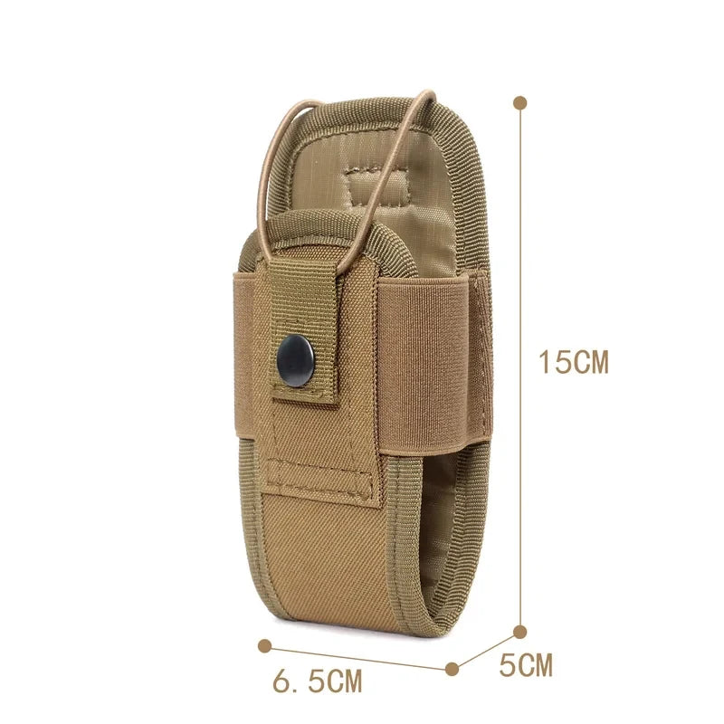 1/2/3/4pcs Nylon Talkie Pouch Tactical Radio Walkie Bag Holder Pocket Portable Interphone Holster Carry Bag Hunting Camping