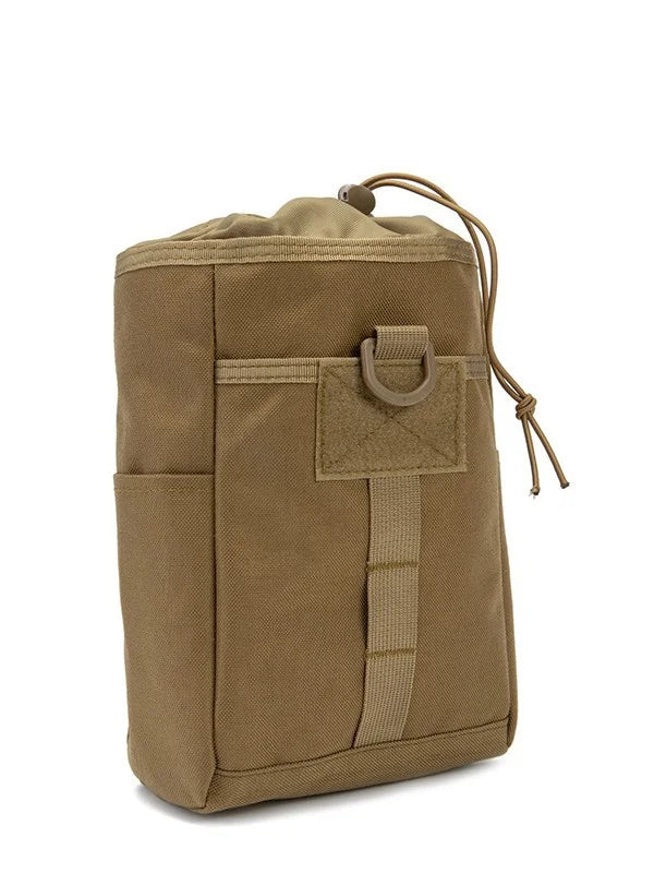 Tactical Foldable Waist Bag Storage Bag Molle Outdoor Sports Waterproof Mountaineering Bag Ammo Pouch Drawstring Recycling Bag