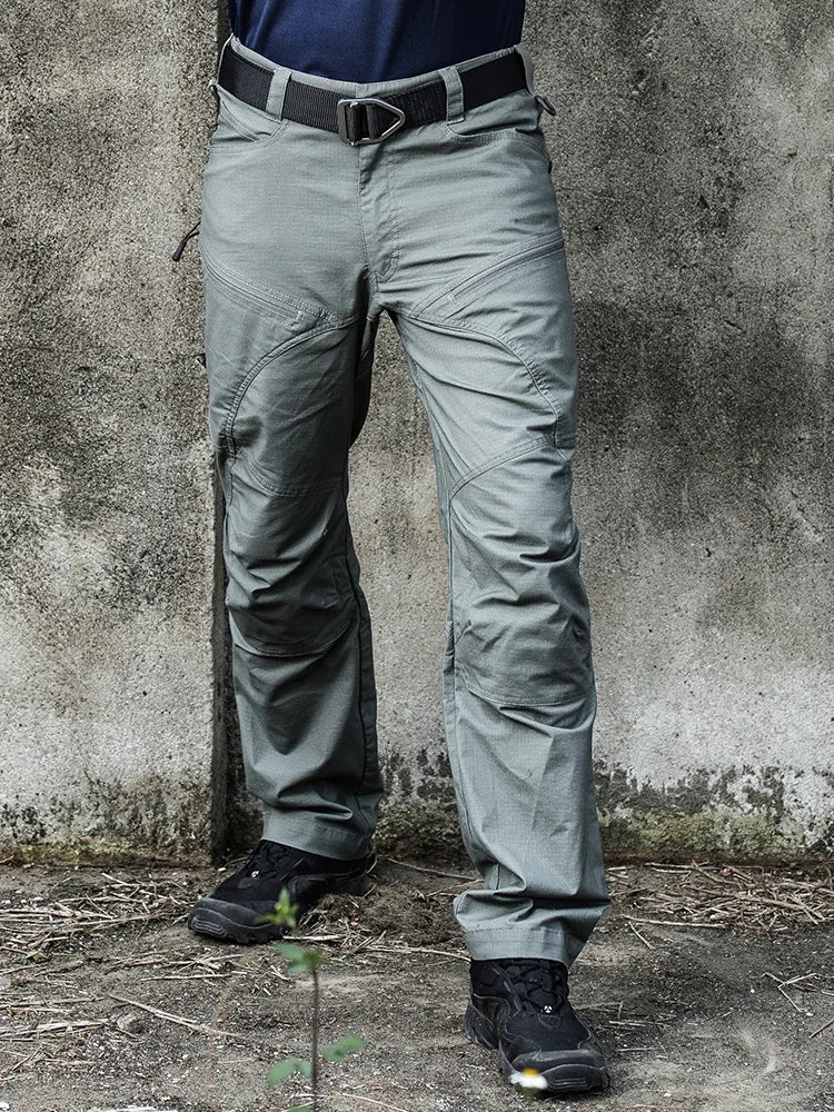 Tactical Pants Men's Slim-Fit Training Pants Waterproof Spring and Fall Outdoor Overalls Assault Pants