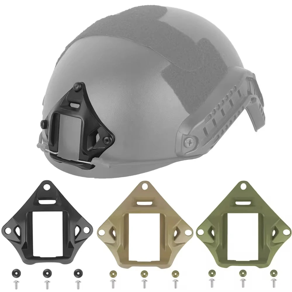 BOOIU Tactical Helmet Mount Night Vision Aluminum Alloy For FAST MICH Helmet NVG Mount Adapter FAST Helmet Bracket Accessories