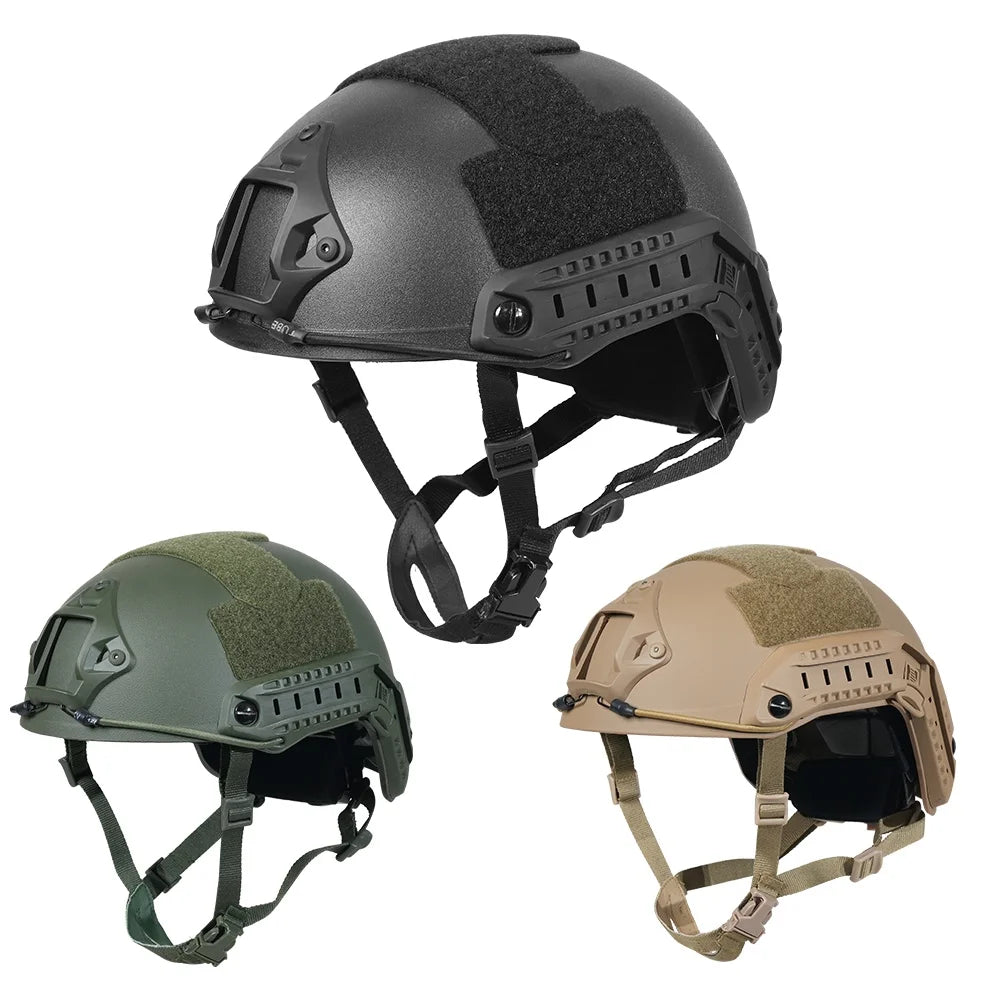 BOOIU Tactical Fast Helmet MH Big Size Real Life Paintball Outdoor Sports Hunting Shooting Military Ballistic Helmet