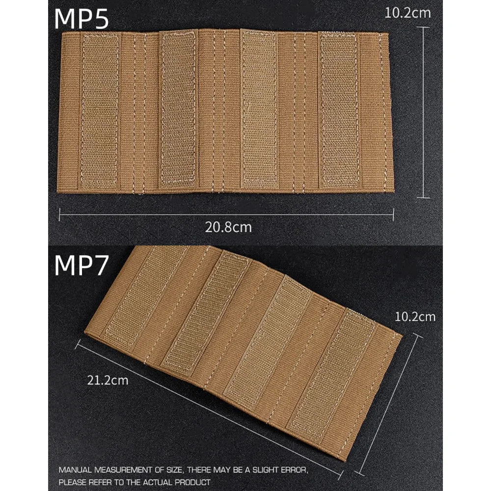 Outdoor MK4 chest hanging inner liner, 4-pack magazine bag, two sizes, suitable for MP5 respectively, MP7