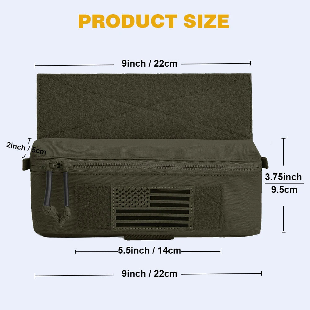 KRYDEX Tactical Mini Dangler Dump Drop Pouch Fanny Pack Tool Storage Bag for JPC CPC LBT D3CR MK3 MK4 Chest Rig Vest Accessories
