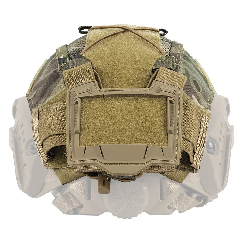 Tactical NVG Battery Pouch Helmet Cover for Maritime Helmet Hunting Allows Free Pairing with Other Tactical Equipment.
