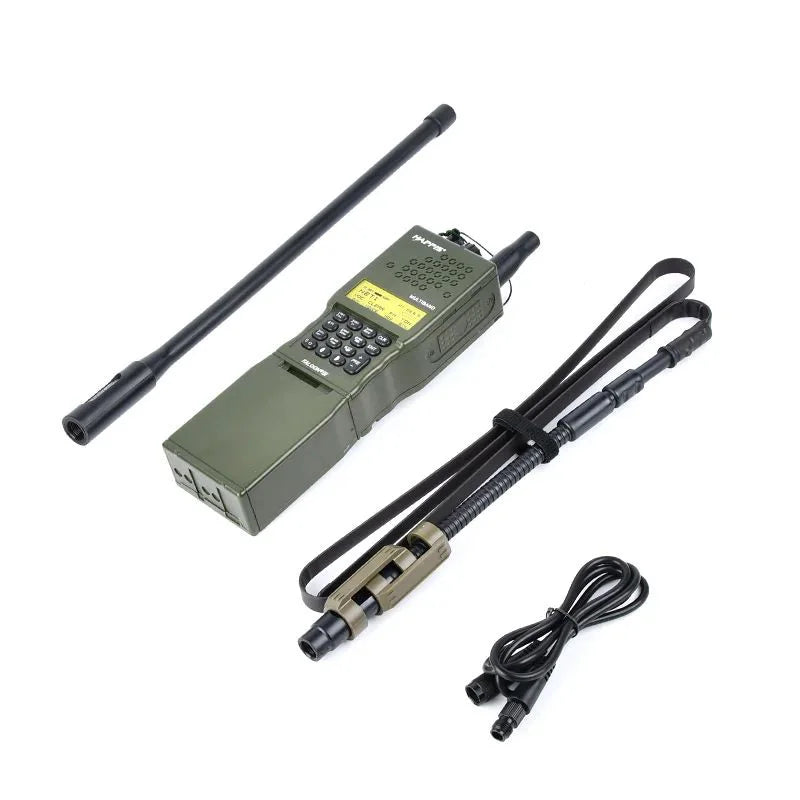 Tactical Military Softair Army Radio PRC 152 Dummy Radio Case Antenna Package Talkie Walkie Interphone Model Cospaly