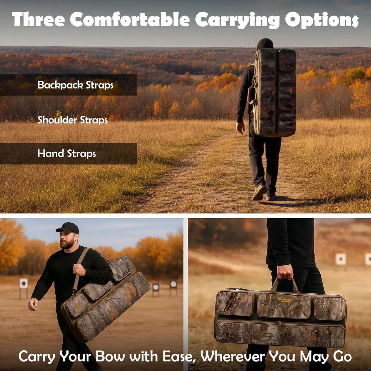 NEW VIEW 36 inch Bow Case Backpack