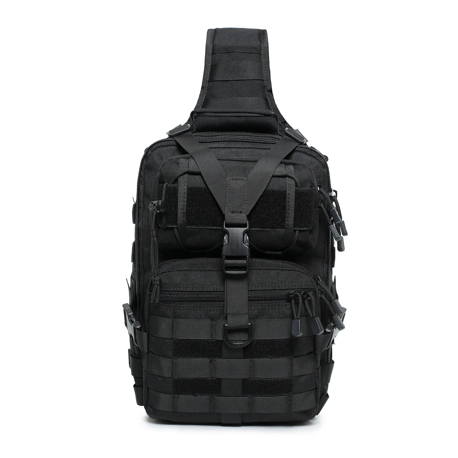 Tactical Satchel, Outdoor Shoulder Waterproof Camouflage Chest Bag, Military Fan Multi-functional Messenger Bag