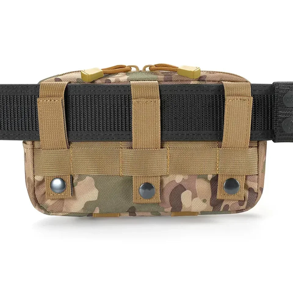 EDC Molle Tactical Pouch Waist Pack Compact Utility Pouches Waist Belt Bag Medical Bags Phone Case Outdoor Hunting Accessories