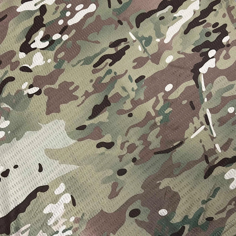 Camouflage Velocity Style Rugby Shirt Quick Dry Tactical Short Sleeve T-shirt CAG Love