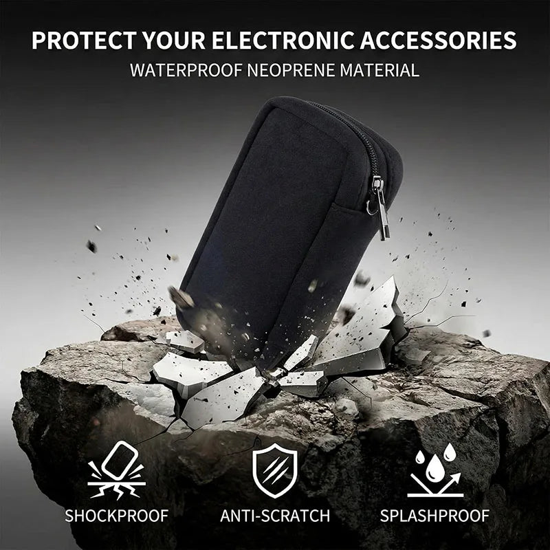 20 Slots USB Flash Drive Case USB Organizer With Labels Flash Drive Storage Case For Memory Stick Jump Drives Thumb Drives Black