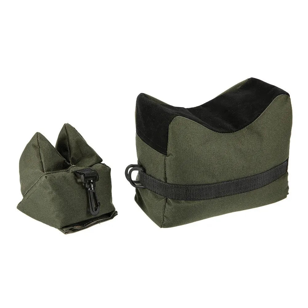 Tactical Rifle Support Bag - Front and Rear Sandbag for Improved Accuracy and Stability During Hunting and Target Shooting
