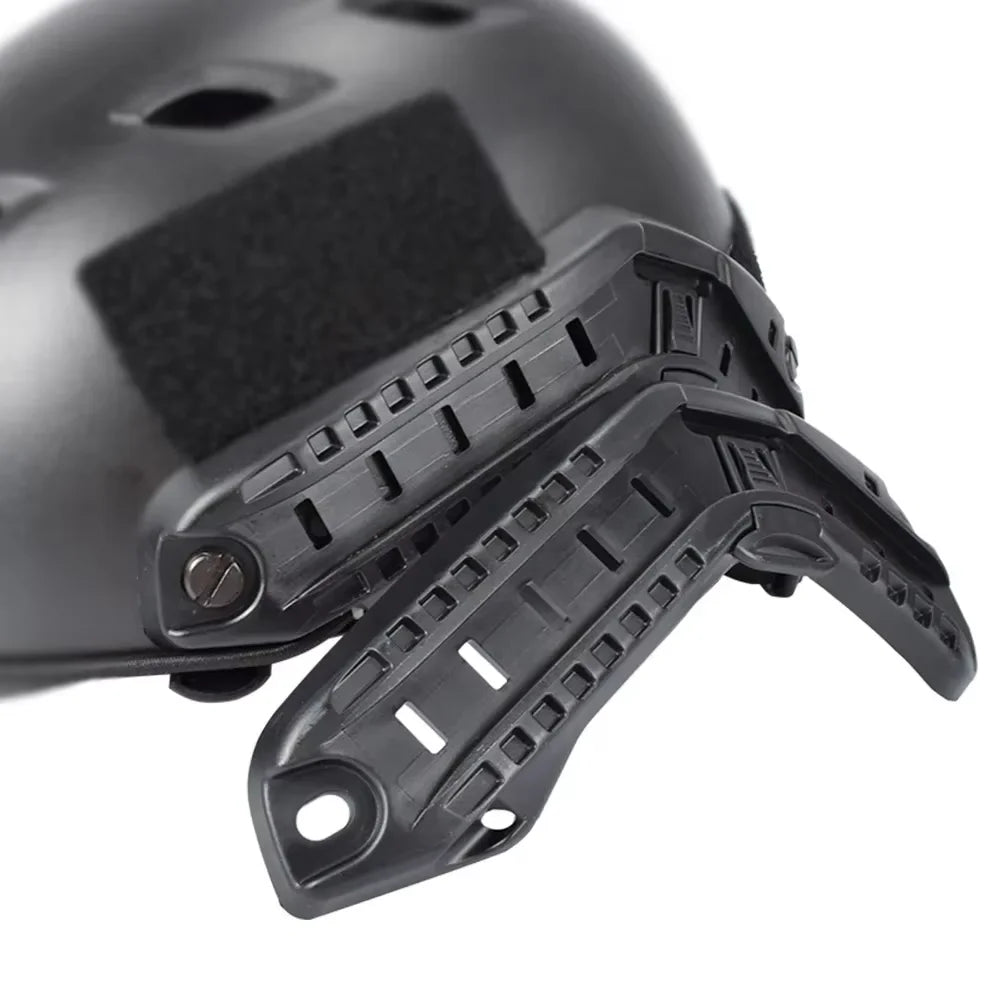 HOT Fast Helmet Goggle Swivel Clips Set for Helmet Side Rails Wargame Paintball Airsoft Tactical Combat Mount Helmet Accessory