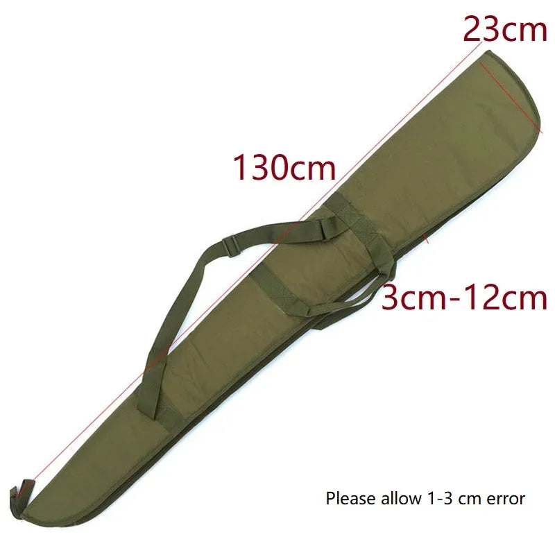 130cm Long Tactical Gun Bag Heavy Duty Rifle Shotgun Gun Carry Bag Outdoor Airsoft Shoulder Bag Hunting Protection Case Backpack