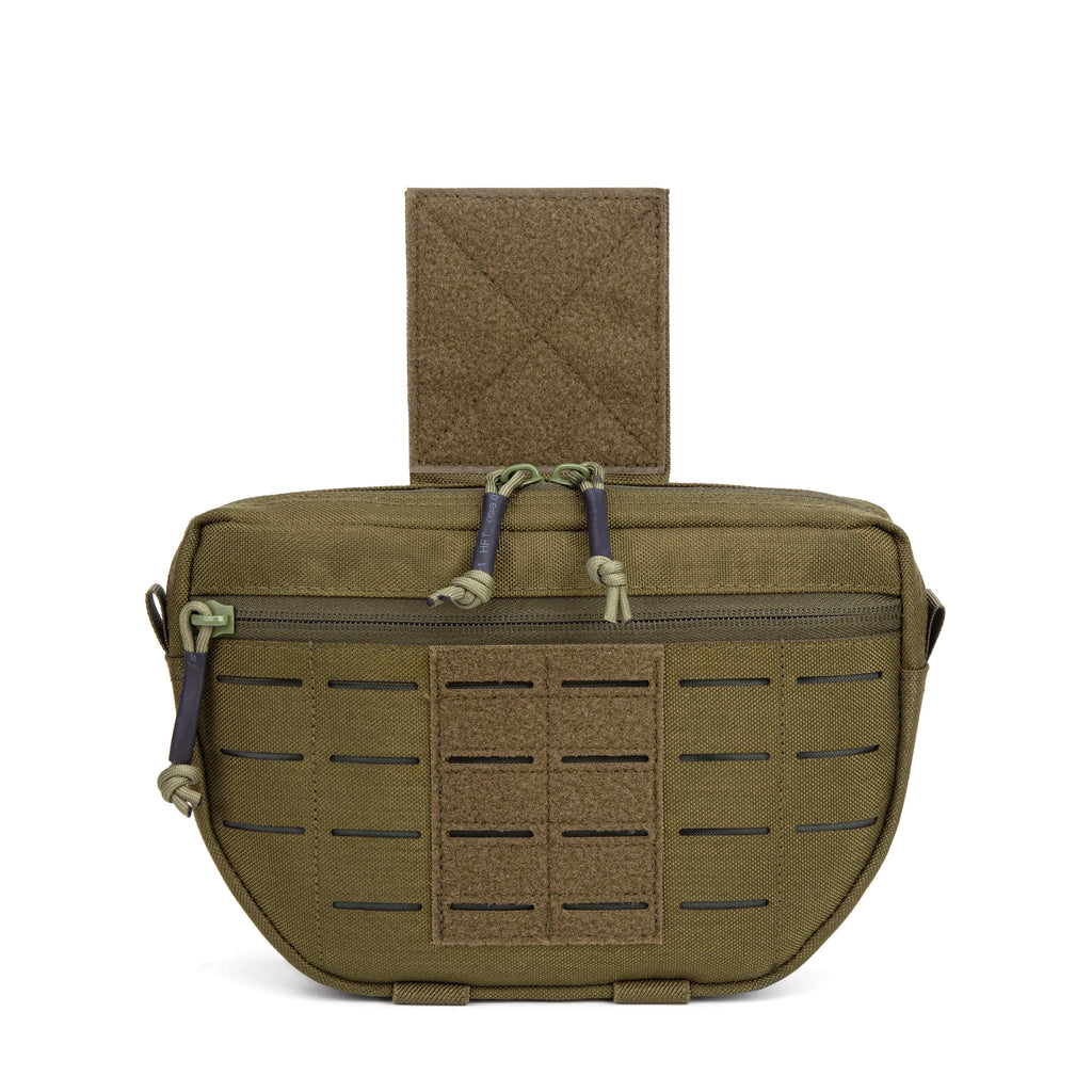 1050D Sports Hunting Dump Pouch Nylon Front Pouch of Plate Carrier Chest Rig with Molle Carrying Kit Pouch