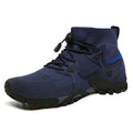 Men Trekking Hiking Shoes Quick Dry Anti-skid Sneakers Women Mountain Climbing Outdoor Sports Boots Suede Mesh