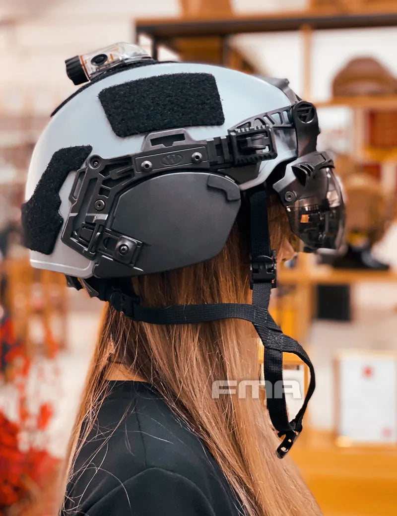 FMA Tactical Airsoft Wendy Helmet Side Covers Ear Protection for EX Helmet 3.0 Guide Rail