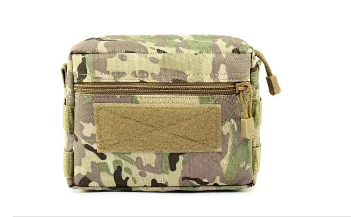 Outdoor Molle Pouches Tactical Admin Pouch Compact EDC Utility Gadget Gear Pouch Carry Accessory Belt Hanging Waist Hunting Bag