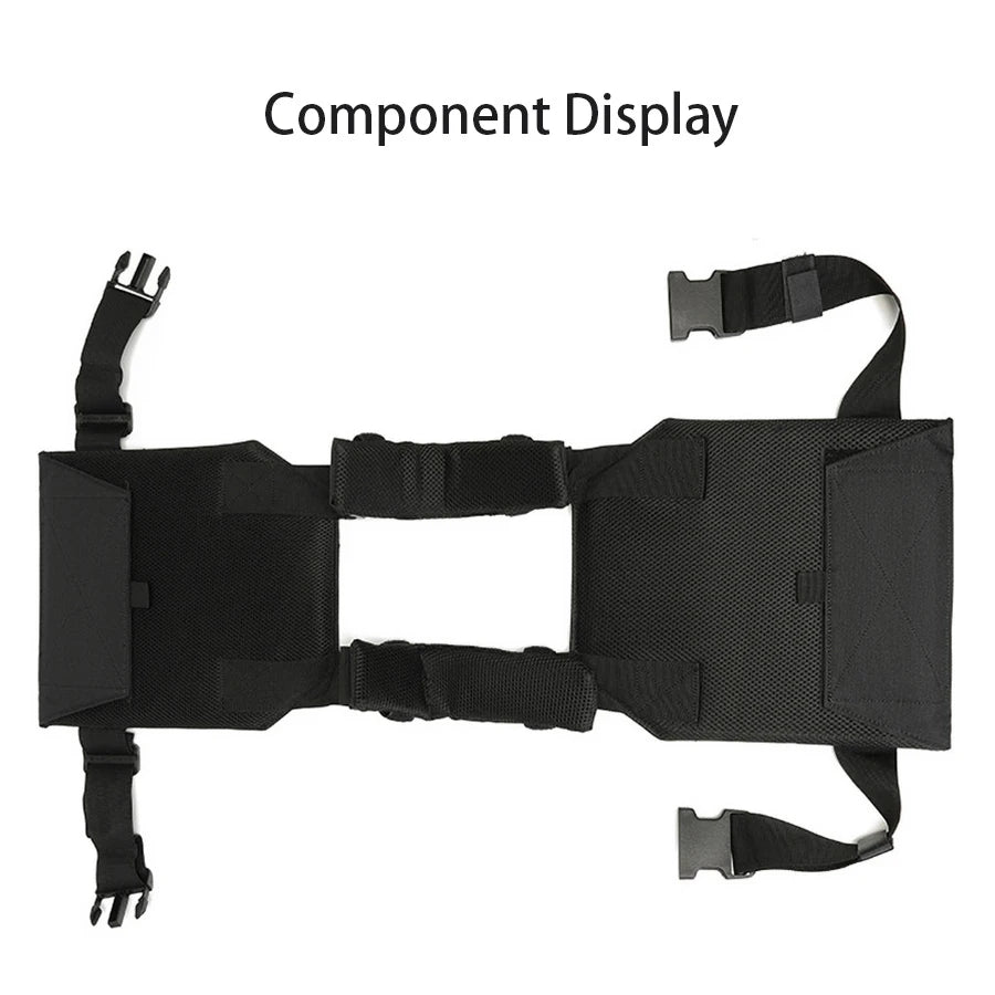 Outdoor vest with multi-functional MOLLE extension, convenient and quick release, wear-resistant vest