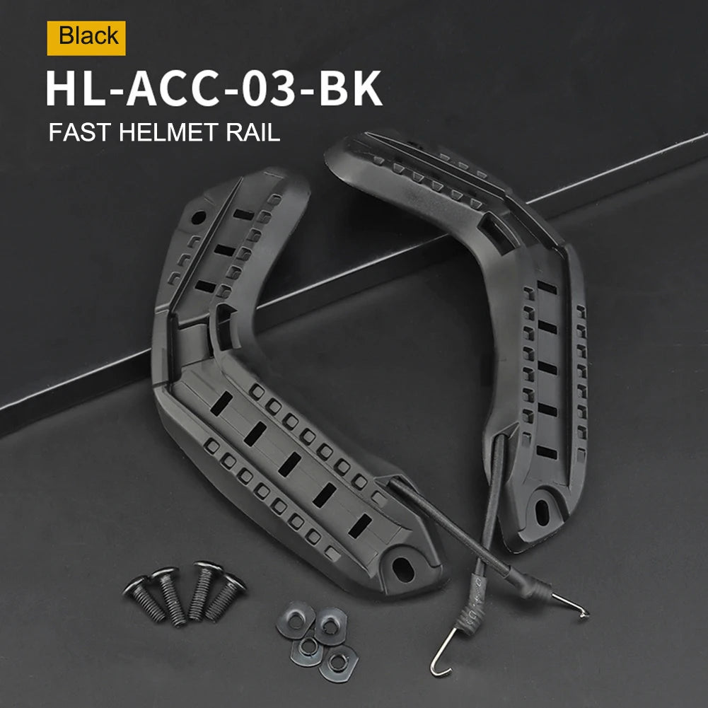 1 Pair Helmet Side Guide Rails Professional ARC Guide Rail Adapter Military Equipment for Fast Helmet Hunting Accessories