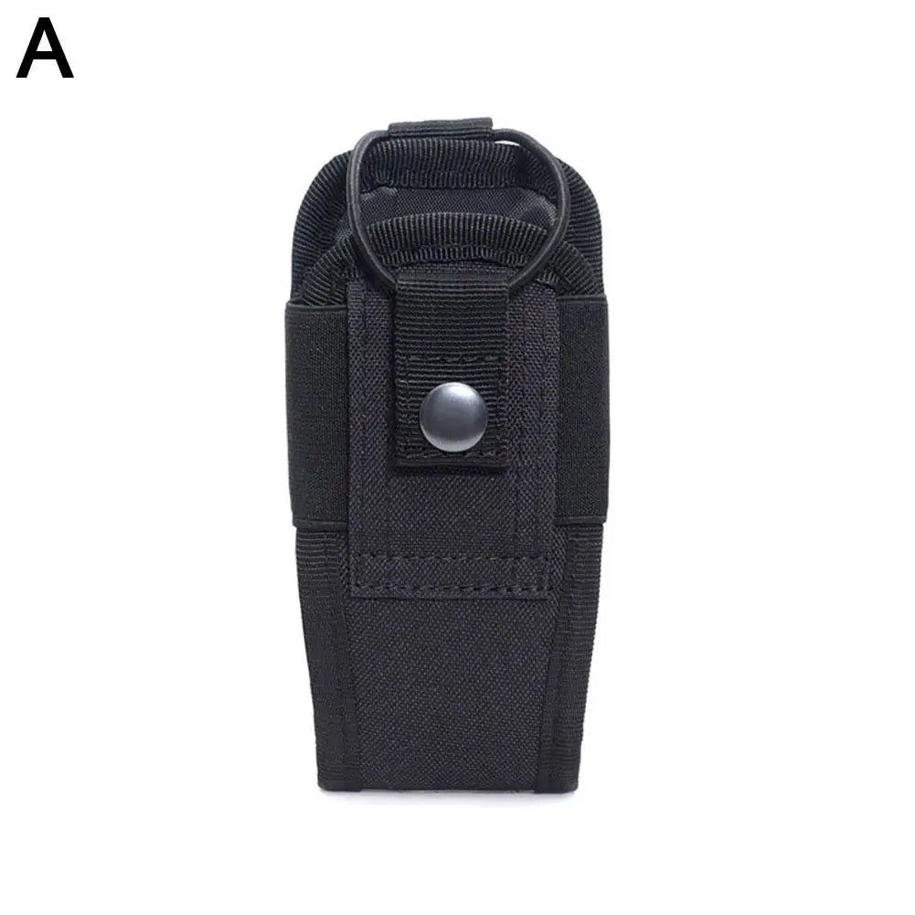 Outdoor Tactical Walkie-Talkie Bag Radio Carry Case Multifunctional Camouflage Accessory Bag Sports Wireless Calling Machine Bag