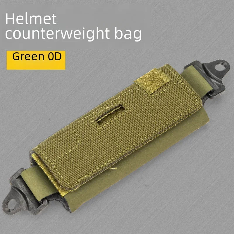Tactical Helmet Accessory Bag Lightweight Battery Pack For Cycling Helmets Bj Pj Mh Balance Electronic Equipment Riding Helmets