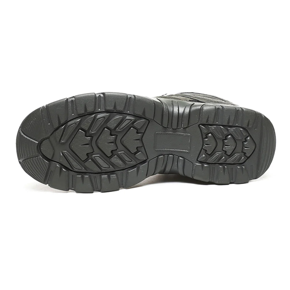 Men Hiking Boots Ankle High Shoes Non-Slip Walking Shoes Waterproof Mountaineering Shoes Outdoor Running Shoes
