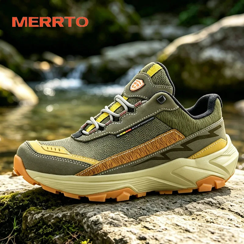 MERRTO waterproof Outdoor Hiking Shoes Men Trekking Hunting boots women Tactical boot Mountain Breathable Climbing Sneakers