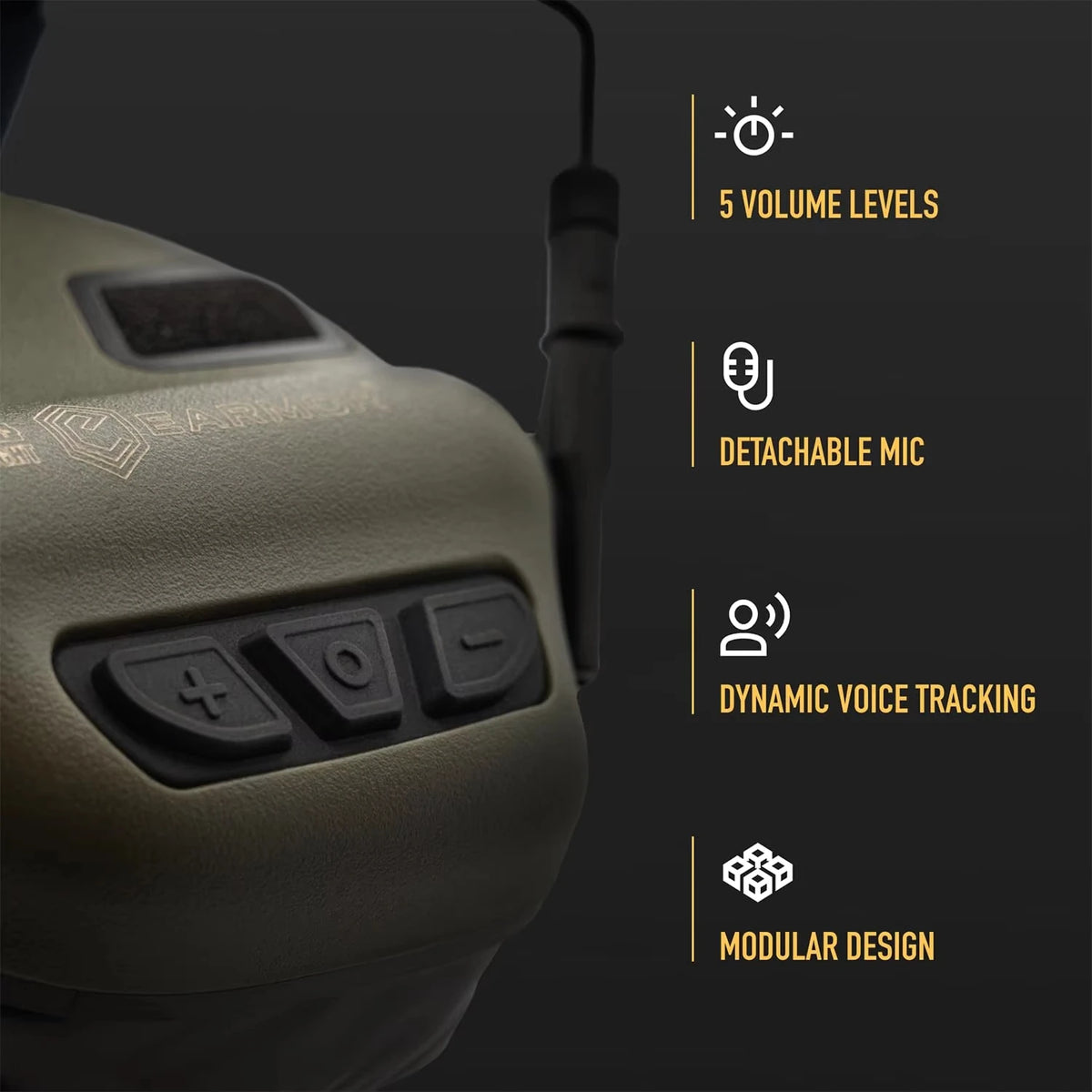 NEW EARMOR M32 SE Outdoor Tactical Shooting Earmuff & M52 PTT Fit for Hunting Noise Canceling Headphones Helmet Rail Adapter