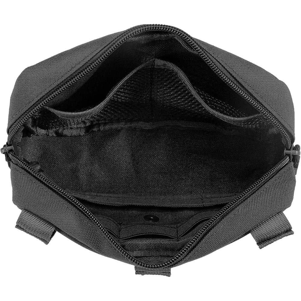 Molle Admin Pouch Utility EDC Tool Pouch Hunting Bag Horizontal Modular Pouch Chest Waist Pack EMT Orgaznier Bag for Outdoors