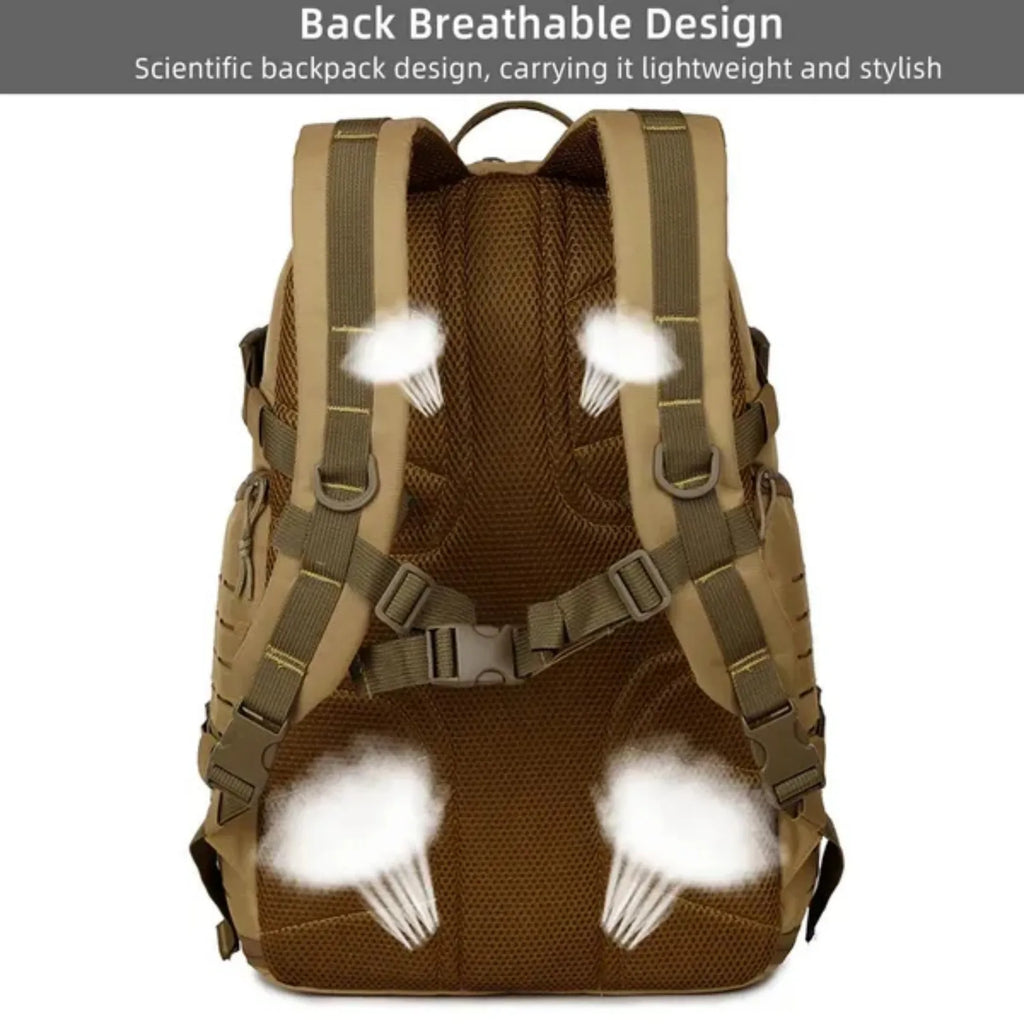 Mountaineering Travel Backpack Outdoor Waterproof Wear Resistant Men's Military Tactical Backpack Back Bag For Climbing Hiking