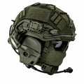 Full Tactical Airsoft Helmet Set with Communication Headset Goggles Rail-Mounted Light for Paintball CS Cosplay Outdoor Sports