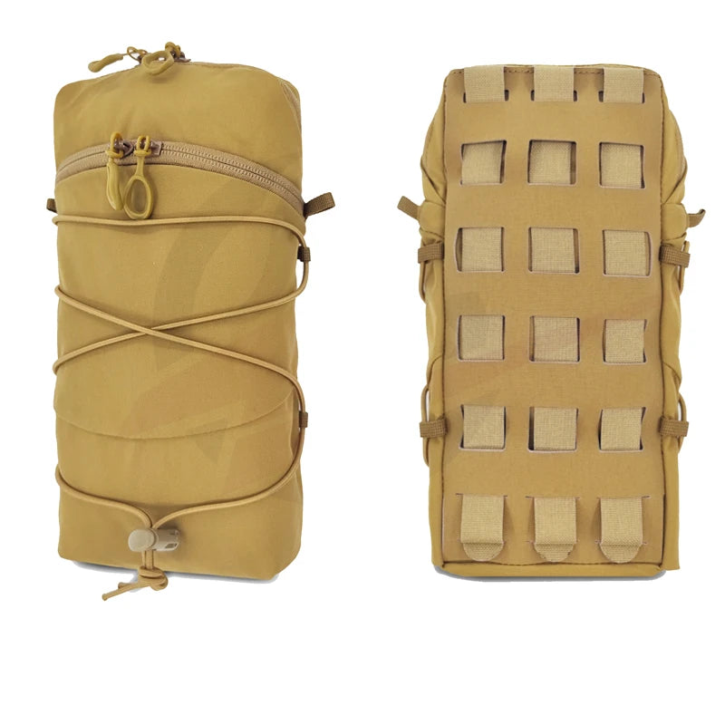 Multicam GP Pouch Tactical Molle Vertical 12X5 Storage Bag Airsoft Hunting Vest Plate Carrier Back Panel Pouch Equipment