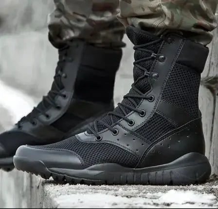 High Quality Special Force Tactical Boots Desert Combat Men Military Outdoor Hiking Lightweight Hunting Boots Large Size 48