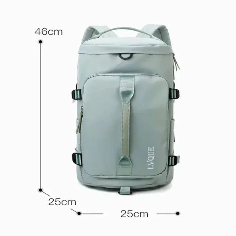 Large Capacity Outdoor Sports Gym Bag Travel Dry Wet Separation Backpack Luggage Gym Bags For Fitness Training Men Women