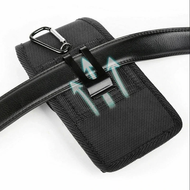 Tactical Nylon Molle Phone Holster Pouch Universal Belt Waist Bag 5.5" Mobile Phone Pouch Hunting EDC Accessory Bag